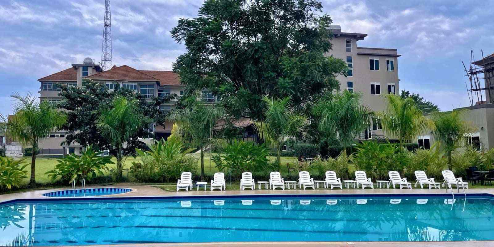 Hotel with the Best Swimming Pool in Mbale City at Mbale Courts View Hotel